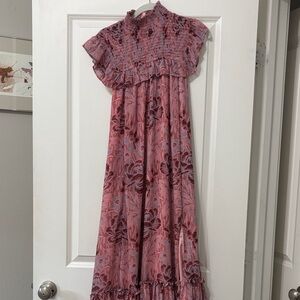 Likely Levine dress in pink and purple floral